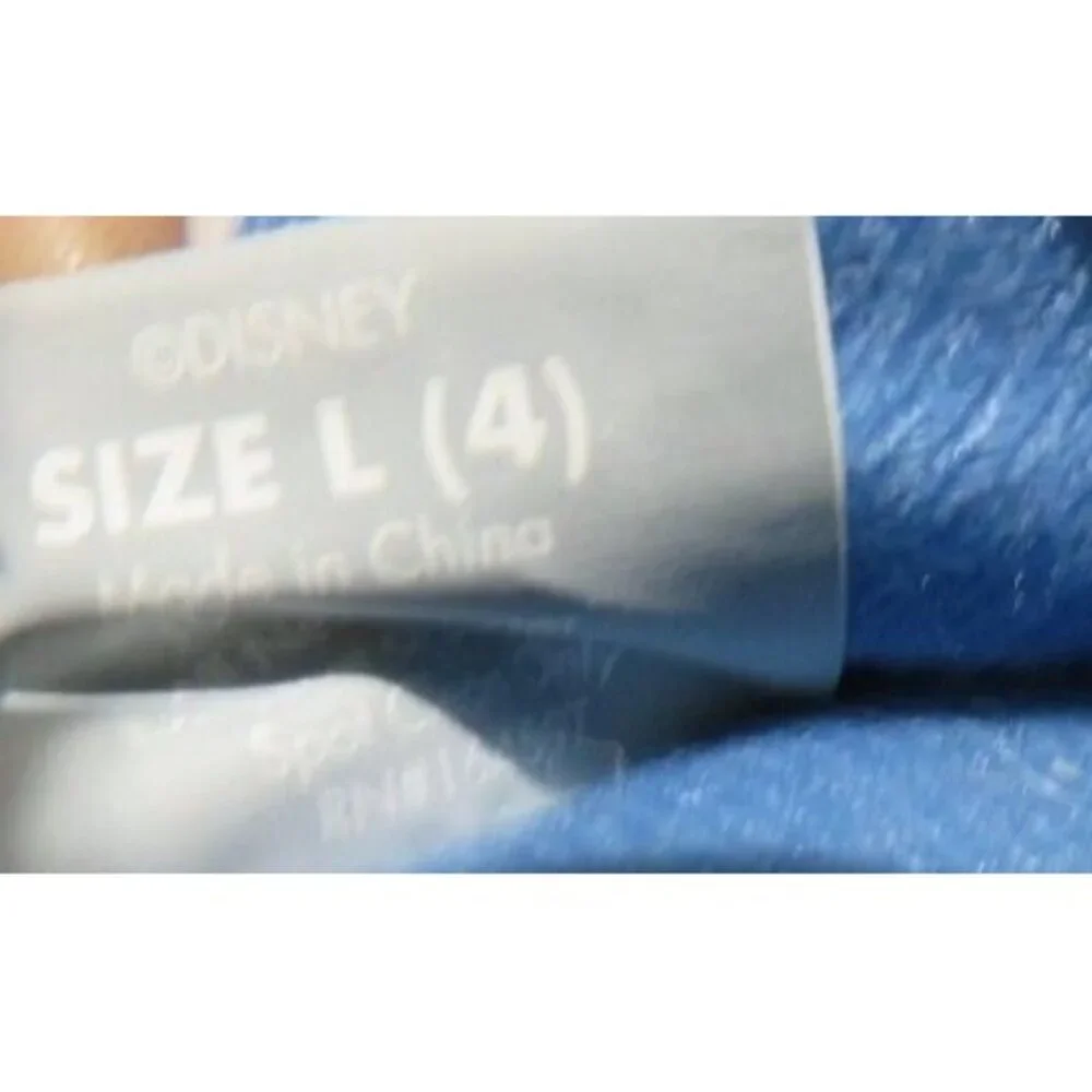 DISNEY FROZEN II OLAF Plush Doll Slippers Size L 4 Kids Child house‎ shoes